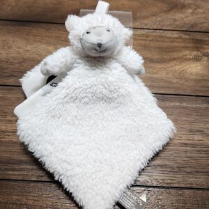 Demdaco Lift The Spirit Baby Plush Book W/Sheep Head White